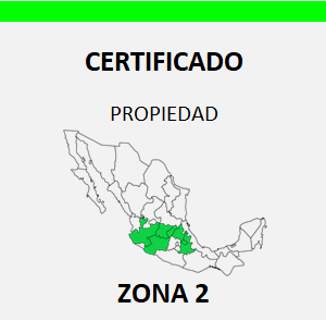 certificado de gravamenes registro publico zona 2 mexico