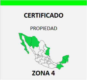 certificado de gravamenes registro publico zona 4 mexico