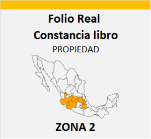 folio real registro publico zona 2 mexico