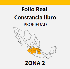 folio real registro publico zona 2 mexico