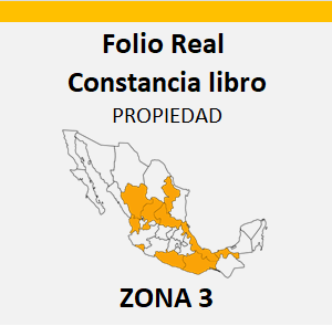 folio real registro publico zona 3 mexico