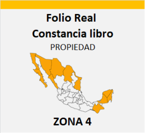 folio real registro publico zona 4 mexico