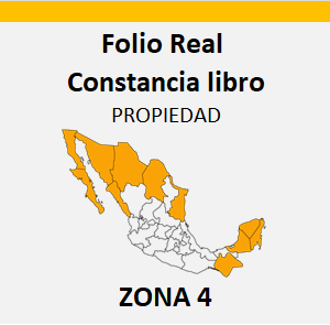 folio real registro publico zona 4 mexico