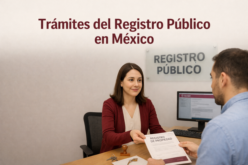 tramites registro publico mexico