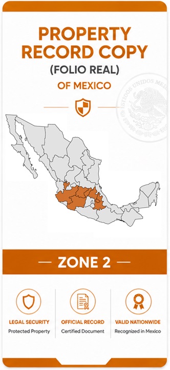 Property Record Copy Zone 2 Mexico