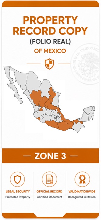 Property Record Copy Zone 3 Mexico