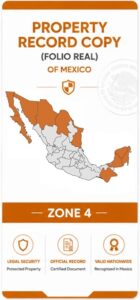 Property Record Copy Zone 4 Mexico