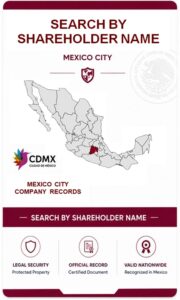 Search by Shareholder Name Mexico City